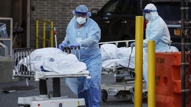 Kasus virus corona di Amerika Serikat menembus angka enam juta pada Senin (31/8) waktu setempat.