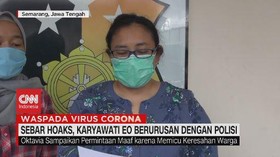 VIDEO: Sebar Hoaks Corona, Karyawati Ditangkap Polisi