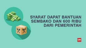 VIDEO: Syarat Dapat Bantuan Sembako dan Uang Rp600 Ribu