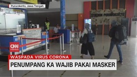 VIDEO: Penumpang KA Wajib Pakai Masker