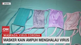 VIDEO: Masker Kain Ampuh Menghalau Virus