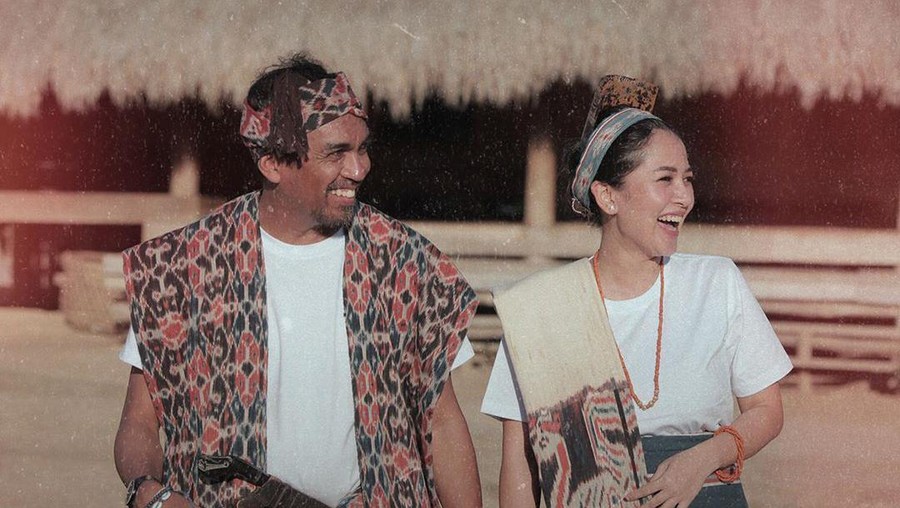 Kemesraan Glenn Fredly dan Mutia Ayu yang kini tinggal kenangan.