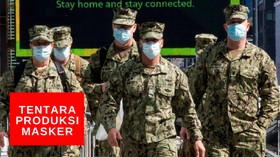 VIDEO: Tentara AS Ditugaskan BIkin Masker