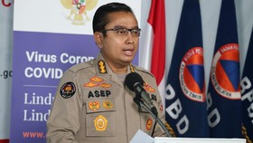 Polri 600 Ribu Kali Bubarkan Kerumunan selama Darurat Corona