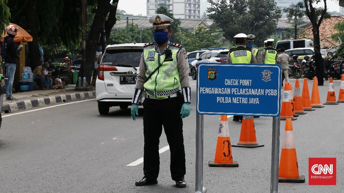 FOTO: Melihat Jakarta di Hari Pertama PSBB Cegah Corona