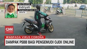 VIDEO: Dampak PSBB Bagi Pengemudi Ojek Online