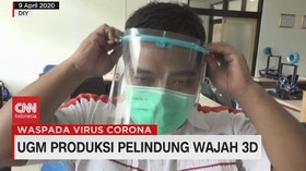 VIDEO: UGM Produksi Pelindung Wajah 3D