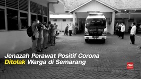 VIDEO: Jasad Perawat Positif Corona Ditolak Warga di Semarang