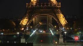 VIDEO: 'Kota Mati' Paris di Tengah Lockdown