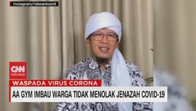 VIDEO: AA Gym Imbau Warga Tidak Menolak Jenazah Covid-19