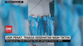 VIDEO: Usir Penat, Tenaga Kesehatan Main Tiktok