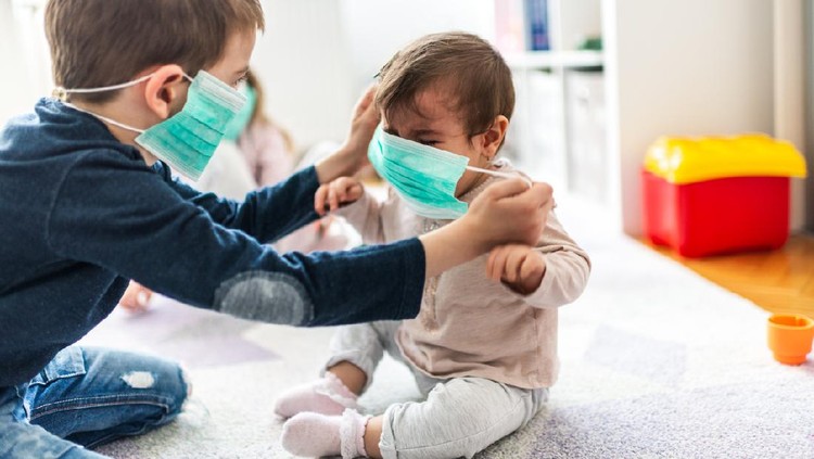 Haruskah Bayi Pakai Masker  agar Tak Tertular Corona 