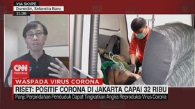 VIDEO: Riset: Positif Corona di Jakarta Capai 32 Ribu
