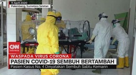 VIDEO: Pasien Sembuh Covid-19 di Palembang Bertambah