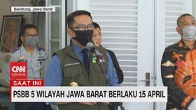 VIDEO: PSBB 5 Wilayah Jawa Barat Berlaku Rabu 15 April