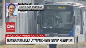 VIDEO: TransJakarta Buka Layanan Khusus Tenaga Kesehatan