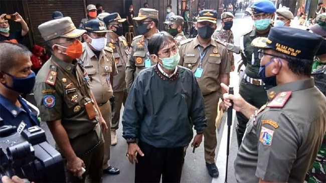 penindakan satpol pp di asemka