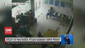 VIDEO: Tak Terima Ditegur, Petugas Keamanan Tampar Perawat
