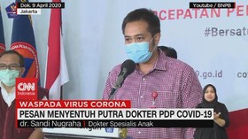VIDEO: Pesan Menyentuh Putra Dokter PDP Covid-19