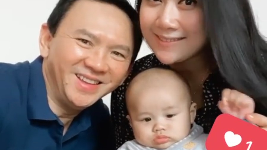 Ahok mengunggah momen buah hatinya dari Puput Nastiti Devi ke Instagram.