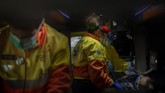 FOTO: Lansia Spanyol Rentan Terinfeksi Virus Corona Lansia di Poble Sec, Barcelona rentan terinfeksi virus corona tak ada lagi dukungan dari petugas kesehatan yang biasanya datang secara sukarela.