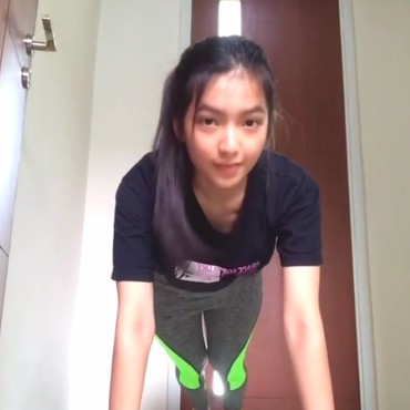 Gracia JKT48 Kecewa Dapat Komentar Seksual Saat Latihan Push Up