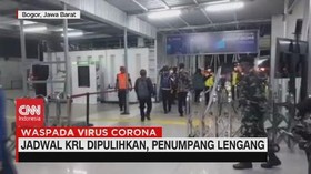 VIDEO: Jadwal KRL Dipulihkan, Penumpang Lenggang