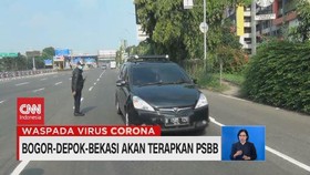 VIDEO: Bogor-Depok-Bekasi Akan Terapkan PSBB Mulai 15 April