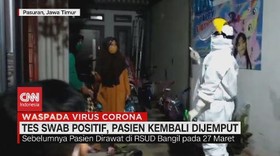 VIDEO: Tes Swab Positif, Pasien Kembali Dijemput