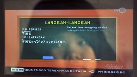 Jadwal Belajar dari Rumah di TVRI Hari Ini Jumat 15 Mei 2020
