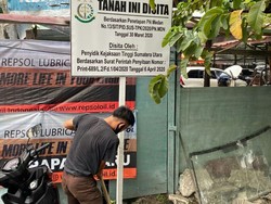 Kejaksaan Sita Tanah Milik KAI yang Dikuasai Warga Sejak 2006 di Medan