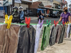 Siasati Imbas Corona, Produsen Bendera Banting Setir Bikin Masker