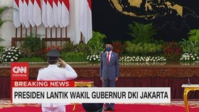 VIDEO: Presiden Lantik Wakil Gurbernur DKI Jakarta