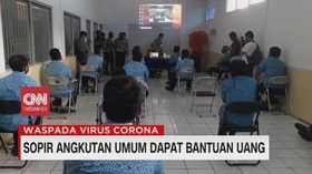 VIDEO: Sopir Angkutan Umum Dapat Bantuan Uang