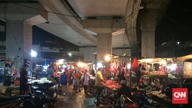 Pedagang Pasar Kebayoran Lama Akan Tes Corona Bertahap