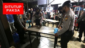VIDEO : Penerapan PSBB, Sejumlah Tempat Usaha Ditutup Paksa