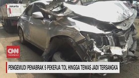 VIDEO: Penabrak 5 Pekerja Tol Hingga Tewas Jadi Tersangka