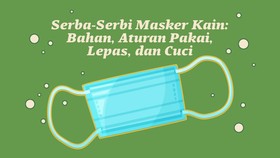 INFOGRAFIS: Masker Kain: Bahan, Aturan Pakai, Lepas, dan Cuci