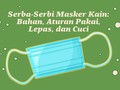 INFOGRAFIS: Masker Kain: Bahan, Aturan Pakai, Lepas, dan Cuci