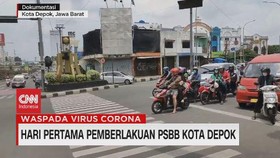 VIDEO: Hari Pertama Pemberlakuan PSBB Kota Depok