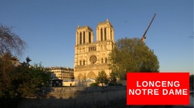 VIDEO: Bunyi Lonceng Notre Dame untuk Hormati Tenaga Medis