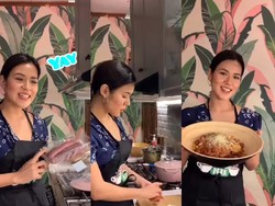 Nggak Ada Kerjaan, Raisa Pilih Masak Pasta Favorit Hamish Daud