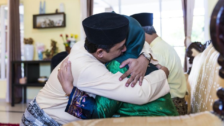 Hari Raya celebration at home with the family