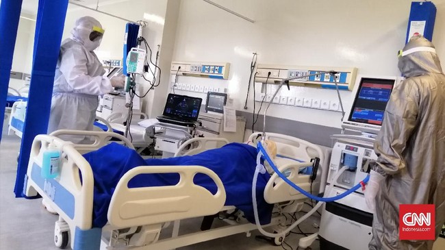 CT Corp bersama Bank Mega membantu renovasi Rumah Sakit Khusus Infeksi (RSKI) Unair Surabaya. Satu dari empat lantai yang direnovasi siap beroperasi pada Kamis (16/4).