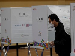 Dinilai Sukses Redam Wabah Corona, Partai Pemerintah Menangkan Pemilu Korsel