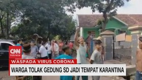 VIDEO: Warga Tolak Gedung SD Jadi Tempat Karantina