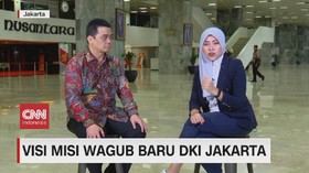 VIDEO: Visi Misi Wagub Baru DKI Jakarta, Riza Patria