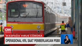 VIDEO: Bodebek Jalani PSBB, Operasional KRL Akan Dihentikan