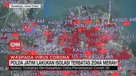 VIDEO: Polda Jatim Lakukan Isolasi Terbatas Zona Merah