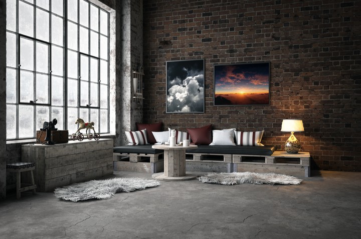 7 Inspirasi Ruang Tamu Rumah Minimalis Bergaya Industrial - Foto 2